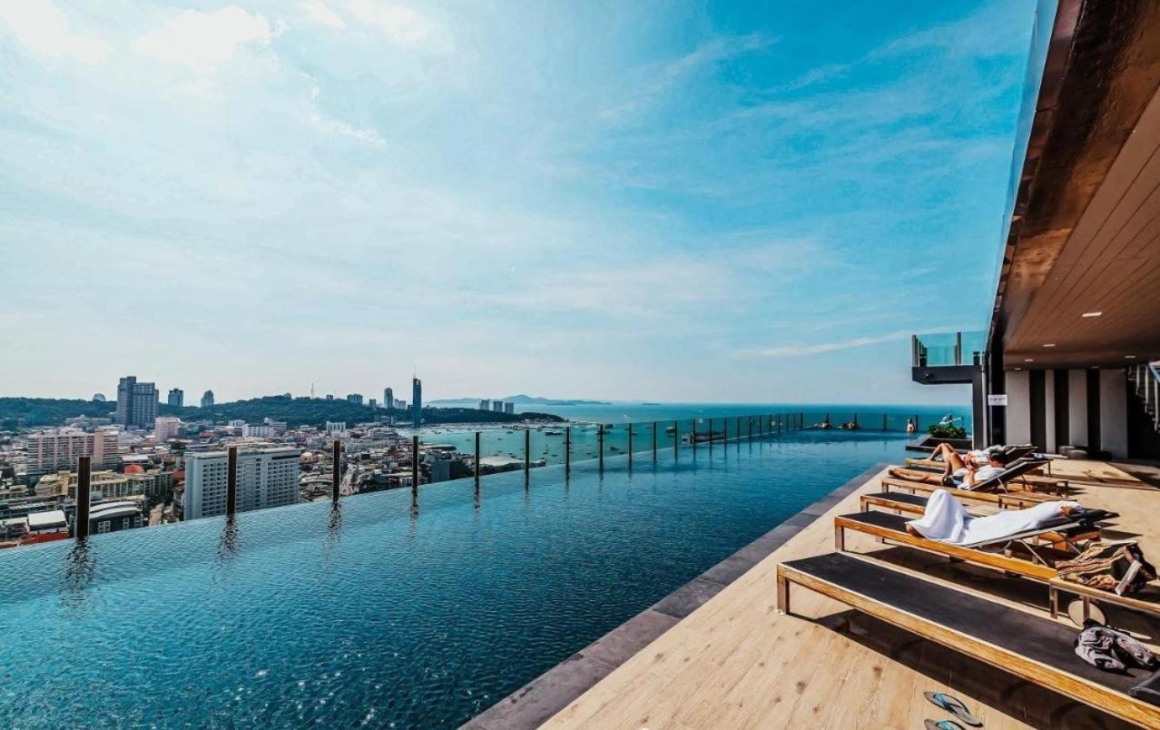 Amazing Infinity Pool Condo Next To The Beach Pattaya Exterior foto